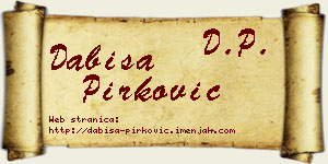 Dabiša Pirković vizit kartica